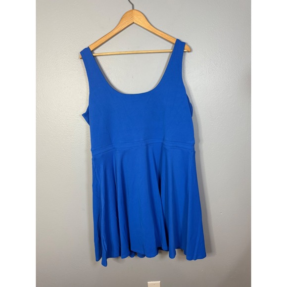 J.Crew Tie-waist active dress Bright Grotto Blue NWT - Picture 10 of 10